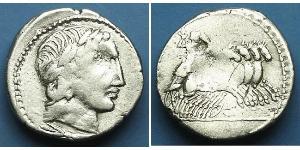 1 Денарий Римская республика (509BC-27BC) Серебро 