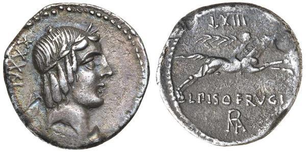 1 Денарий Римская республика (509BC-27BC) Серебро 