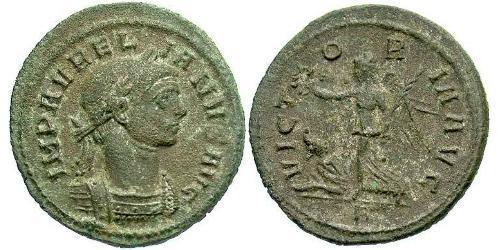 1 Денарій Римська імперія (27BC-395) Бронза Авреліан (215-275)
