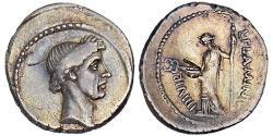 1 Денарій Римська республіка (509BC-27BC) Срібло Юлій Цезар (100BC- 44 BC)