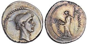 1 Денарій Римська республіка (509BC-27BC) Срібло Юлій Цезар (100BC- 44 BC)