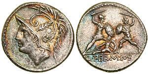 1 Денарій Римська республіка (509BC-27BC) Срібло 