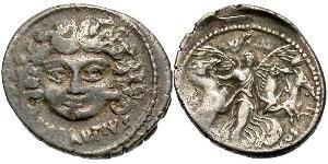 1 Денарій Римська республіка (509BC-27BC) Срібло 