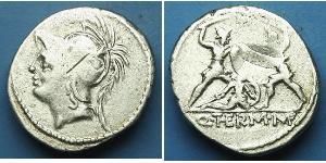 1 Денарій Римська республіка (509BC-27BC) Срібло 