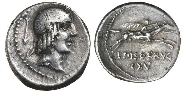 1 Денарій Римська республіка (509BC-27BC) Срібло 