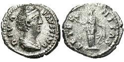 1 Денарій Римська імперія (27BC-395) Срібло Фаустіна Старша(105-141)
