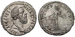 1 Денарій Римська імперія (27BC-395) Срібло Песценій Нігер (135-194)