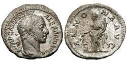 1 Денарій Римська імперія (27BC-395) Срібло Александр Север (208-235)