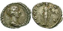 1 Денарій Римська імперія (27BC-395) Срібло Фаустина II (130-175)