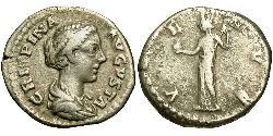 1 Денарій Римська імперія (27BC-395) Срібло Брутія Кріспіна (164-187)