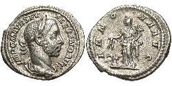 1 Денарій Римська імперія (27BC-395) Срібло Александр Север (208-235)
