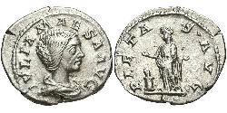 1 Денарій Римська імперія (27BC-395) Срібло Julia Maesa (165-224)
