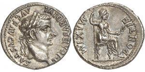 1 Денарій Римська імперія (27BC-395) Срібло Тиберій Клавдій Нерон (42 BC-37)