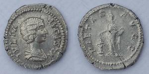 1 Денарій Римська імперія (27BC-395) Срібло Юлія Домна (?-217)