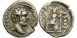 1 Денарій Римська імперія (27BC-395) Срібло Клодій Альбін (150-197)