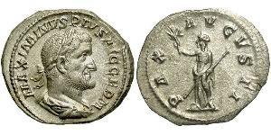 1 Денарій Римська імперія (27BC-395) Срібло Максимін I (173-238)