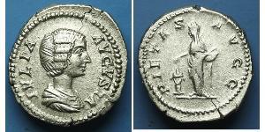 1 Денарій Римська імперія (27BC-395) Срібло Юлія Домна (?-217)