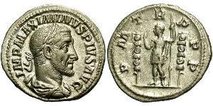 1 Денарій Римська імперія (27BC-395) Срібло Максимін I (173-238)
