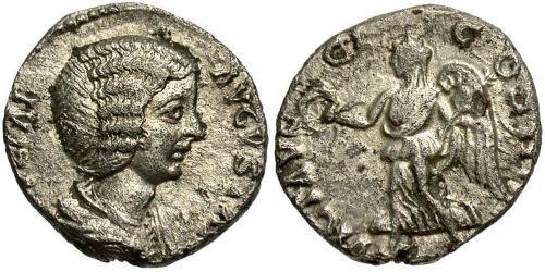 1 Денарій Римська імперія (27BC-395) Срібло Юлія Домна (?-217)