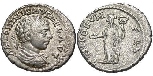1 Денарій Римська імперія (27BC-395) Срібло Геліогабал (203-222)