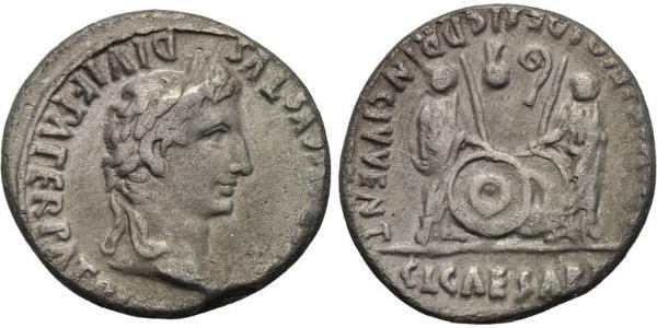 1 Денарій Римська імперія (27BC-395) Срібло Октавіан Август (63BC- 14) 