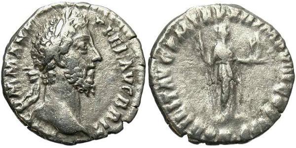 1 Денарій Римська імперія (27BC-395) Срібло Коммод (161-192)