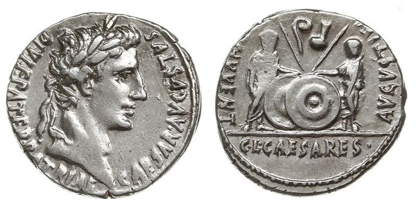 1 Денарій Римська імперія (27BC-395) Срібло Октавіан Август (63BC- 14) 