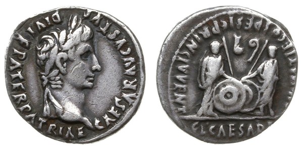 1 Денарій Римська імперія (27BC-395) Срібло Октавіан Август (63BC- 14) 