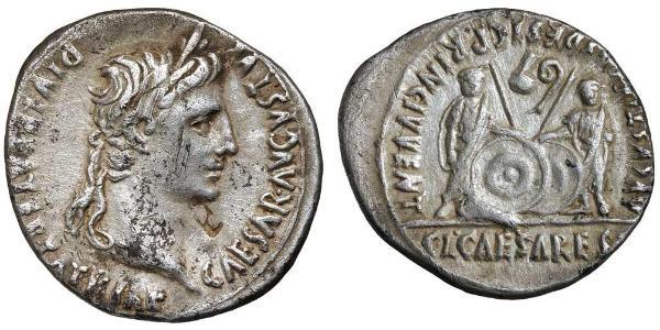 1 Денарій Римська імперія (27BC-395) Срібло Октавіан Август (63BC- 14) 