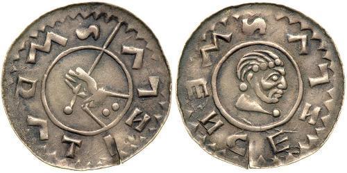 1 Динар Богемия Серебро Wratislaus II of Bohemia (?-1092)