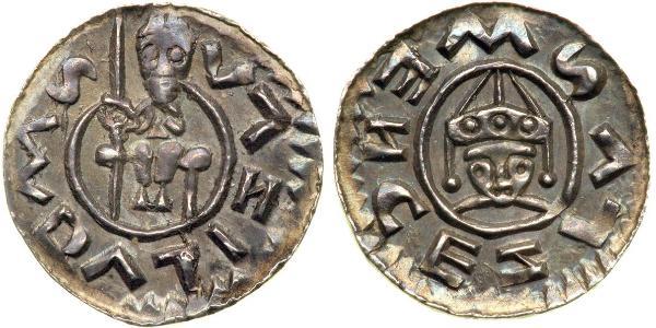 1 Динар Богемия Серебро Wratislaus II of Bohemia (?-1092)