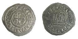 1 Динар Королевство Франция (843-1791) Серебро Лотарь I (795 -855)