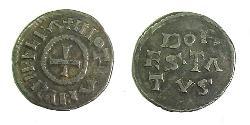 1 Динар Королевство Франция (843-1791) Серебро Лотарь I (795 -855)