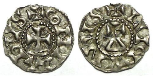 1 Динар Королевство Франция (843-1791) Серебро Конрад I Тихий (925-993)