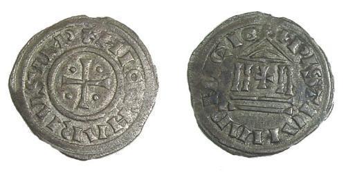 1 Динар Королевство Франция (843-1791) Серебро Лотарь I (795 -855)