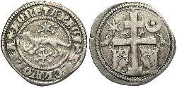 1 Динар Хорватия Серебро Бела IV (1206 - 1270)(1206 - 1270)