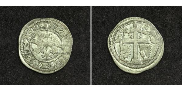 1 Динар Хорватия Серебро Бела IV (1206 - 1270)(1206 - 1270)