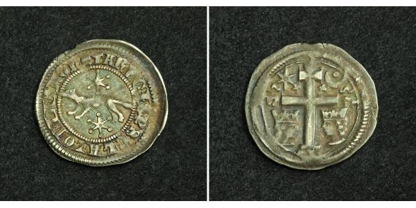 1 Динар Хорватия Серебро Бела IV (1206 - 1270)(1206 - 1270)