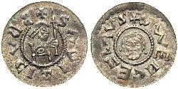 1 Динар Богемія Срібло Bretislaus II, Duke of Bohemia (1060-1100)