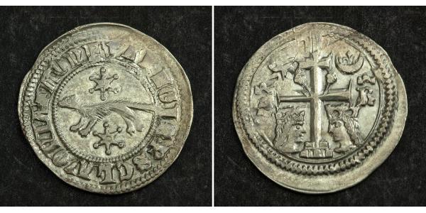 1 Динар Хорватія Срібло Бела IV (1206 - 1270)(1206 - 1270)
