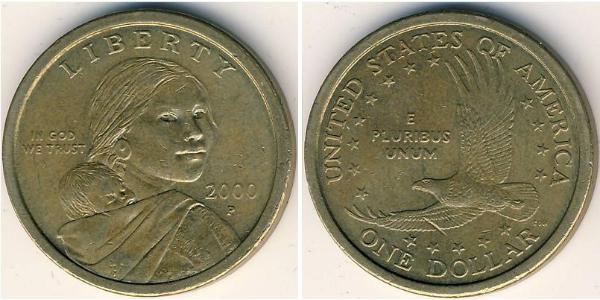 1 Долар США (1776 - ) Бронза 