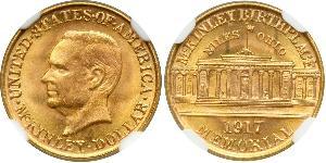 1 Долар США (1776 - ) Золото William McKinley, Jr. (1843 - 1901)