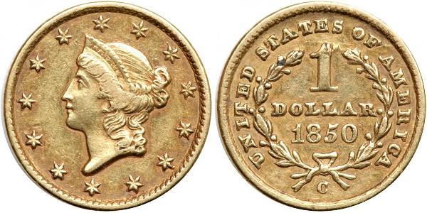 1 Долар США (1776 - ) Золото 