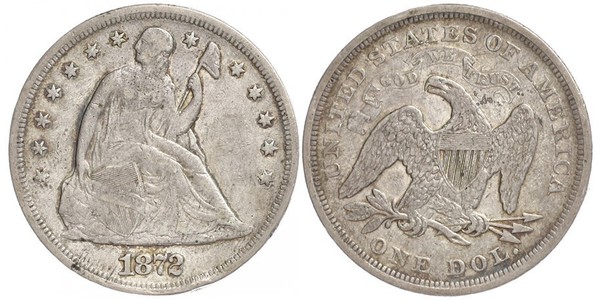 1 Долар США (1776 - ) Мідь/Срібло 