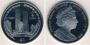 1 Долар Віргінські о-ви Нікель/Мідь 