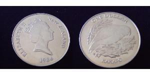 1 Долар Нова Зеландія Нікель/Мідь Єлизавета II (1926-2022)