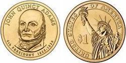 1 Долар США (1776 - ) Нікель/Мідь Джон Адамс (1735-1826)