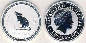 1 Долар Австралія (1939 - ) Срібло 
