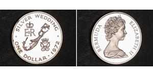 1 Долар Бермудські острови Срібло Єлизавета II (1926-2022)
