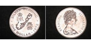 1 Долар Бермудські острови Срібло Єлизавета II (1926-2022)